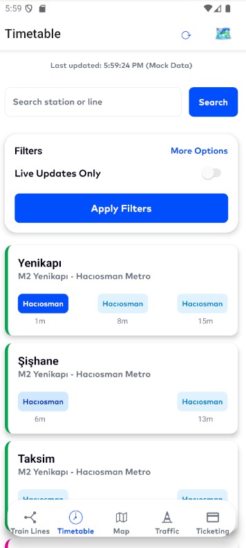 Train Schedule